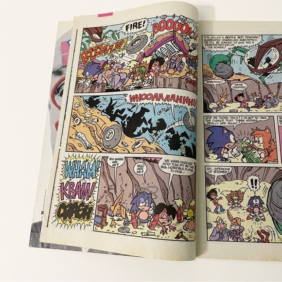 Vintage 1994 Sonic the Hedgehog No 15 Comic Book Dr Robotnik - Picture 11 of 16